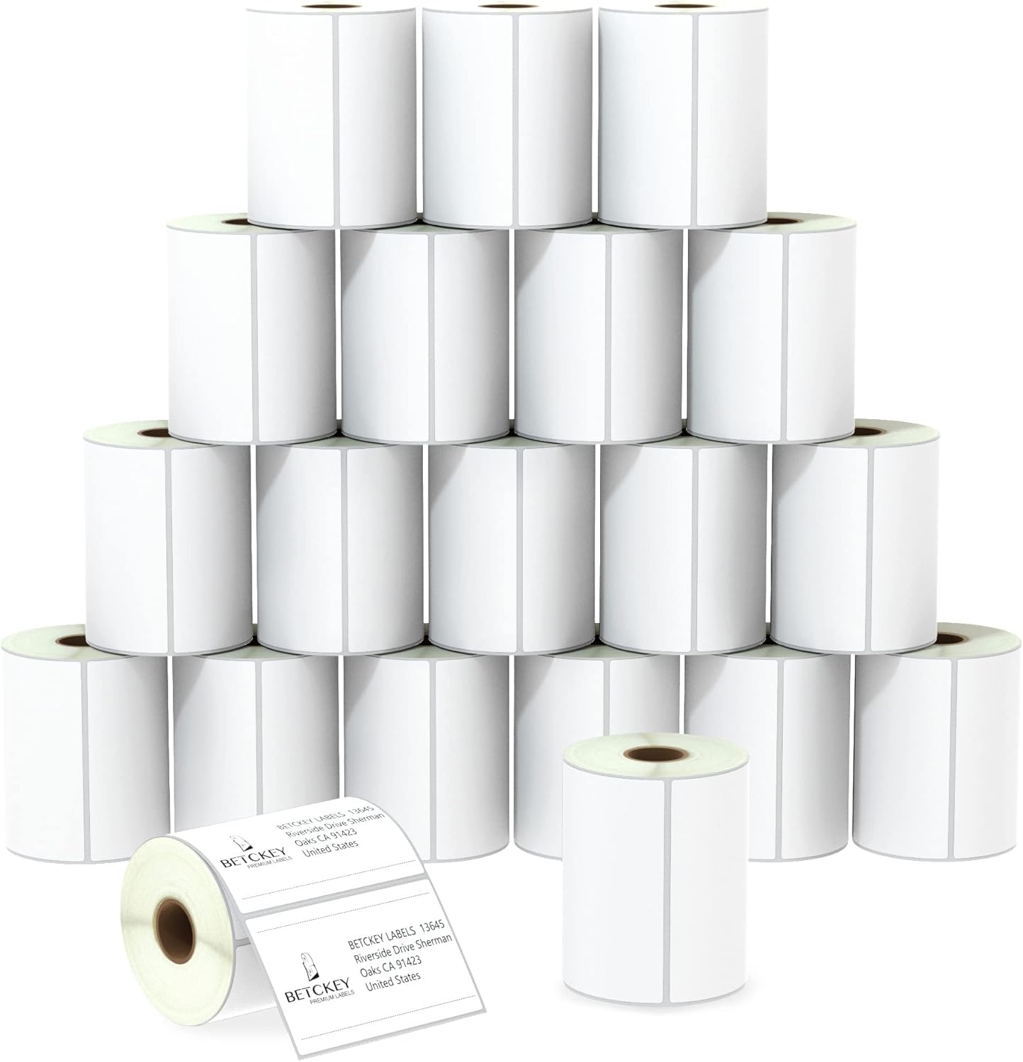 Premium 4 x 2.5 Shipping Labels for Zebra & Rollo - 20 Rolls, 12400 Labels
