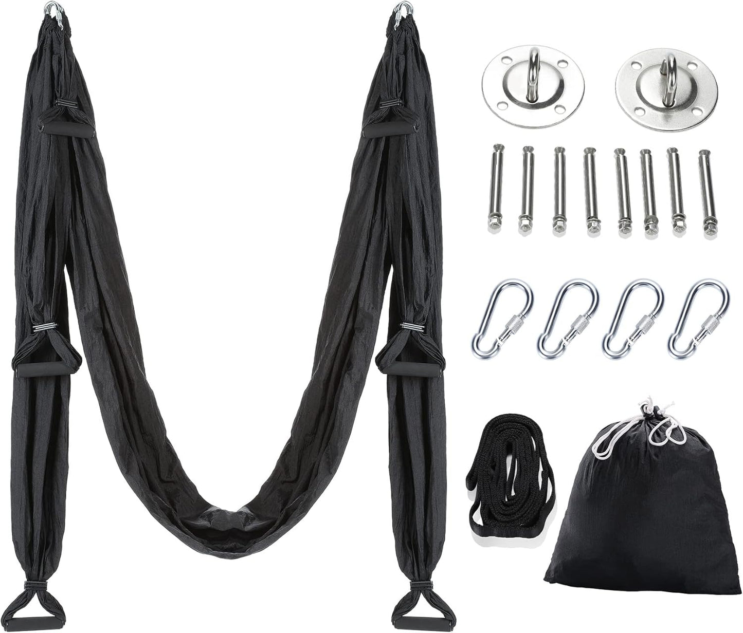 ZELUS Aerial Yoga Swing Sling for Strong Inversion Workouts