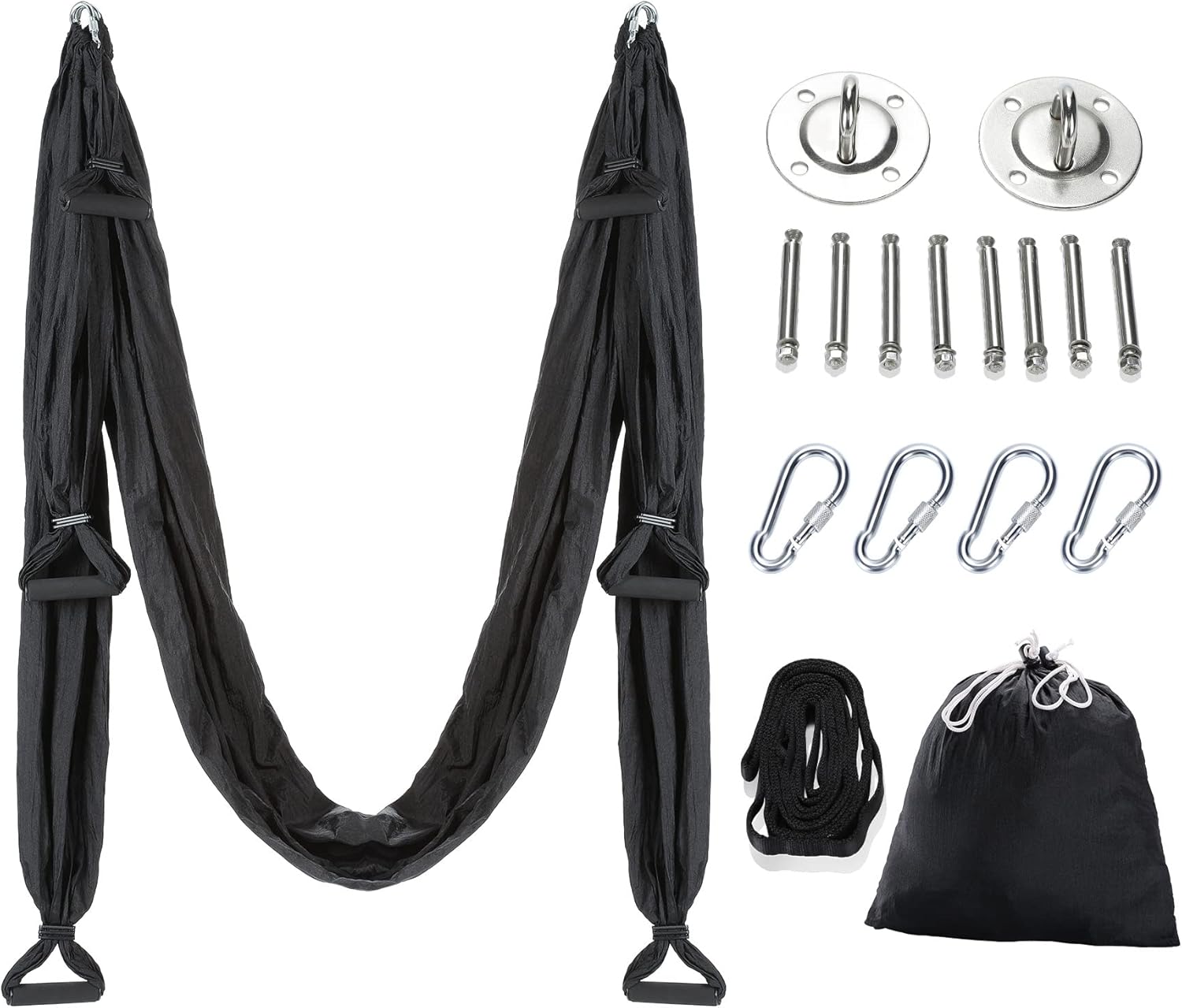 ZELUS Aerial Yoga Swing Sling for Strong Inversion Workouts