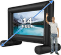 14 FT Inflatable Projector Movie Screen for Outside - Backyard Theater