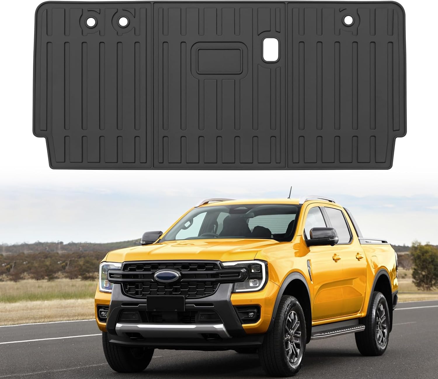 Custom Rear Seat Backrest Mats for 2019-2025 Ford Ranger