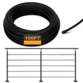 T316 Black 3/16IN Stainless Steel Cable for Heavy Duty Use
