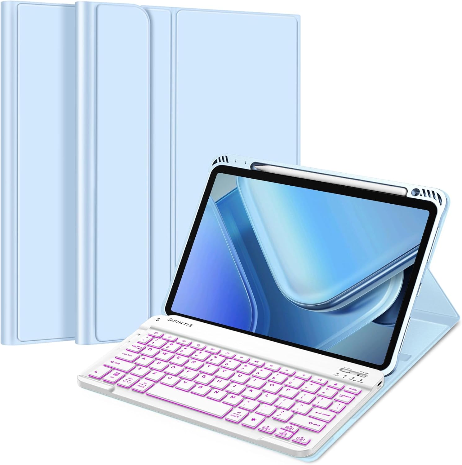 FINTIE Keyboard Case for iPad Air 11-inch with Detachable Keyboard