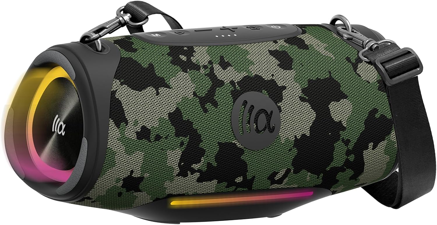 Portable Bluetooth Speaker with 80W RMS for Outdoor Fun