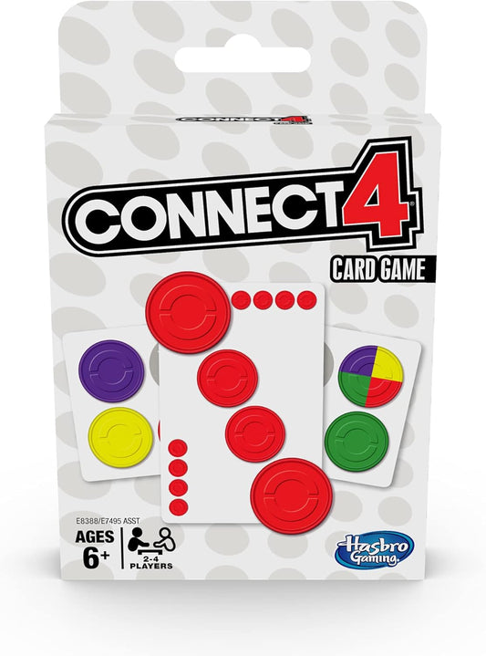 Interactive Connect 4 Card Game for Kids 6+, Family Fun