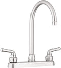 Pacific Bay Lynden High Arc Kitchen Sink Faucet - Modern Two-Handle