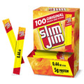 Slim Jim Smoked Meat Sticks Original - Snack Size 100 Count
