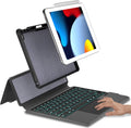 Trackpad iPad Keyboard Case for 10.2/10.5 in - Backlit, Detachable