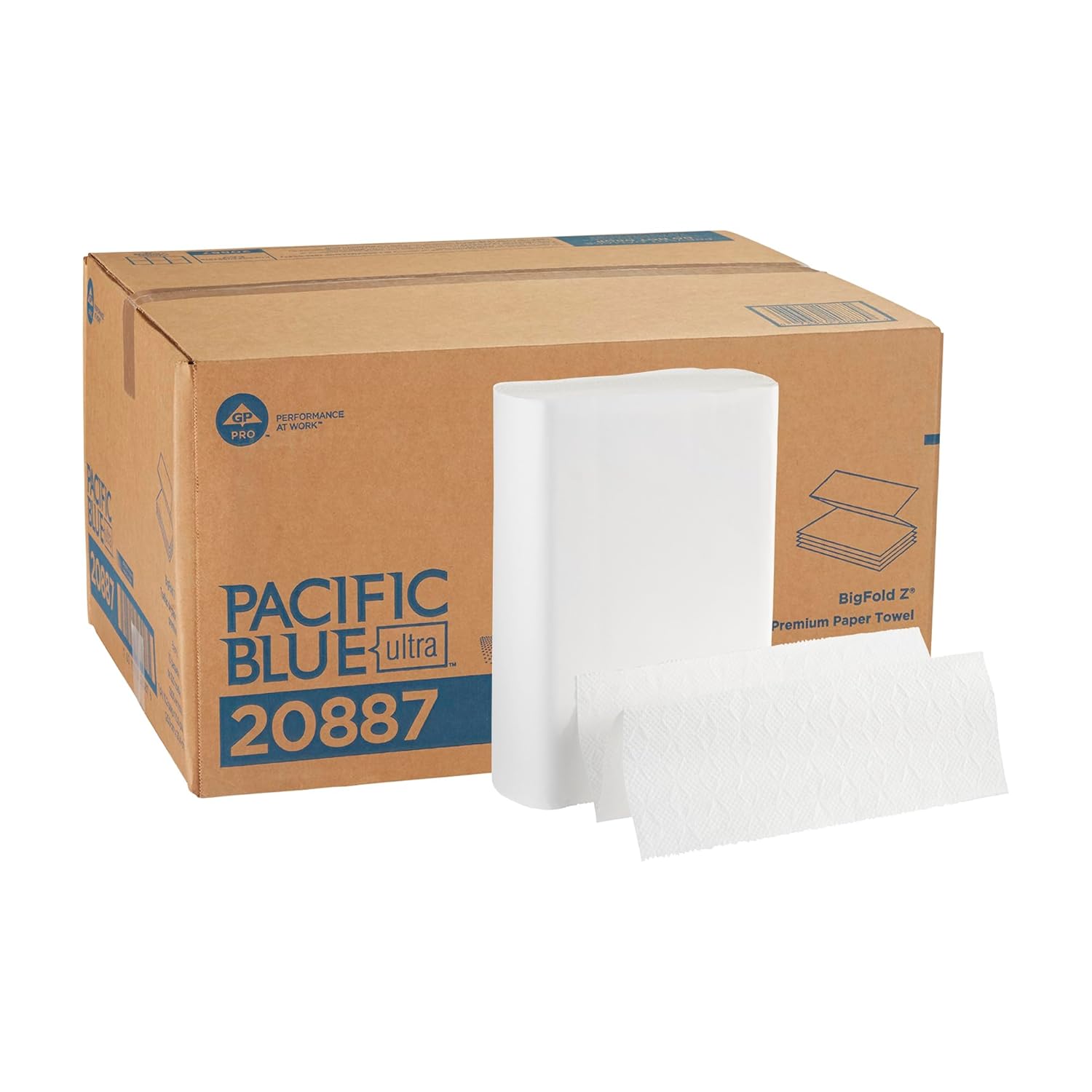 Pacific Blue Ultra Big Z-Fold Paper Towels for Efficient Use
