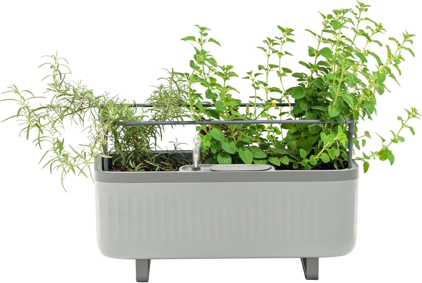 Vego Garden Herb Indoor Plant Box with Trellis - Fog Gray