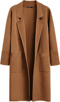 Women's Long Dressy Cardigan Sweater Coatigan - Cozy Fall Coat