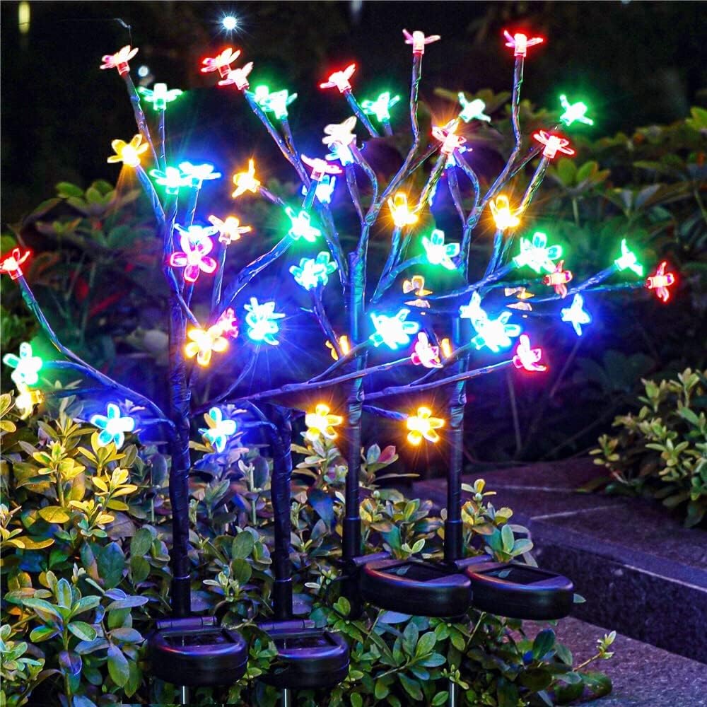 Solar Garden Lights Outdoor Decorative for Pathway and Lawn