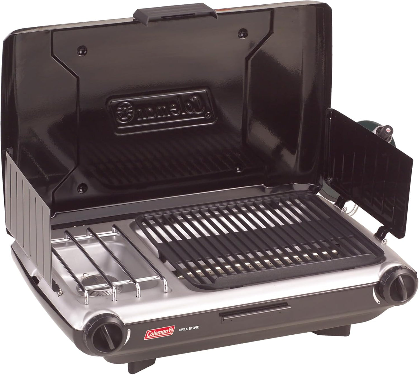 Coleman Tabletop 2-in-1 Camping Grill/Stove for Outdoor Cooking