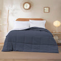 Down Alternative Reversible Comforter King Denim/Cloud - All-Season