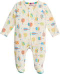 Magnetic Me Girls Modal Magnetic Baby Footie Pajamas - Fuss-Free Avoid