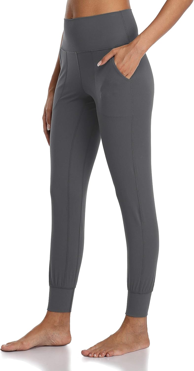 Colorfulkoala Women's High Waisted Joggers - Comfy Pockets!