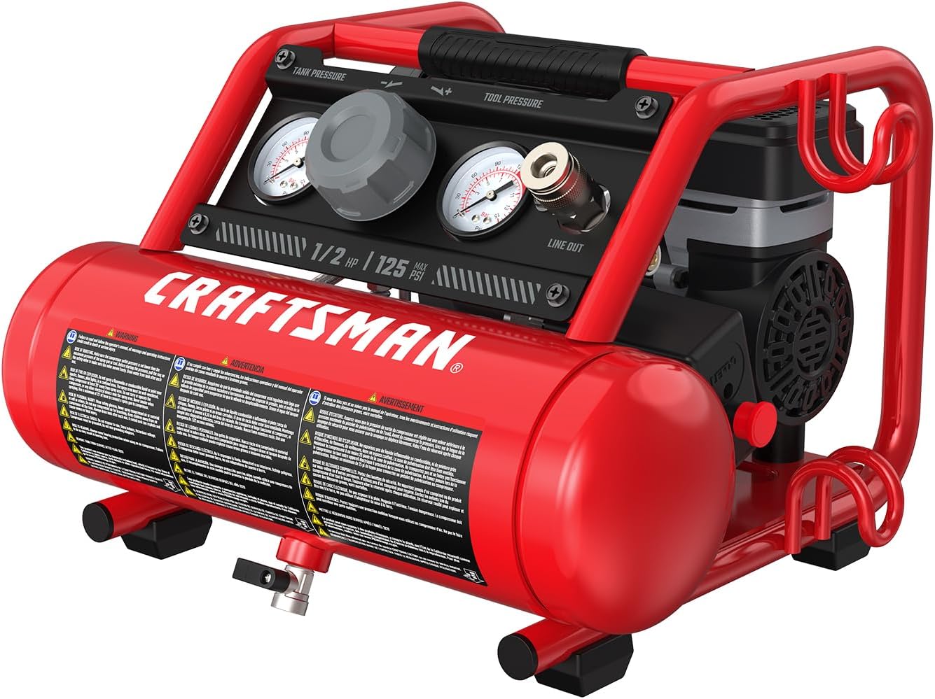 CRAFTSMAN Ultra Quiet 1 Gal Air Compressor: Powerful & Portable