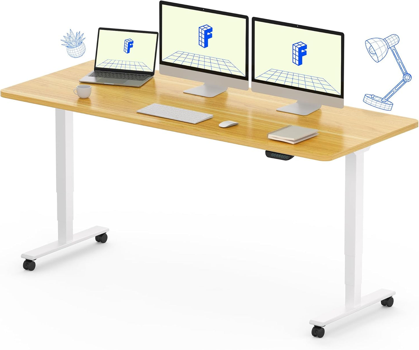 FLEXISPOT E6 MAX Dual Motor Standing Desk 60x24 Inch Review