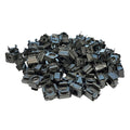 RackGold Black 10-32 Cage Nuts, 100 Pack - Bulk Snap-In Hardware