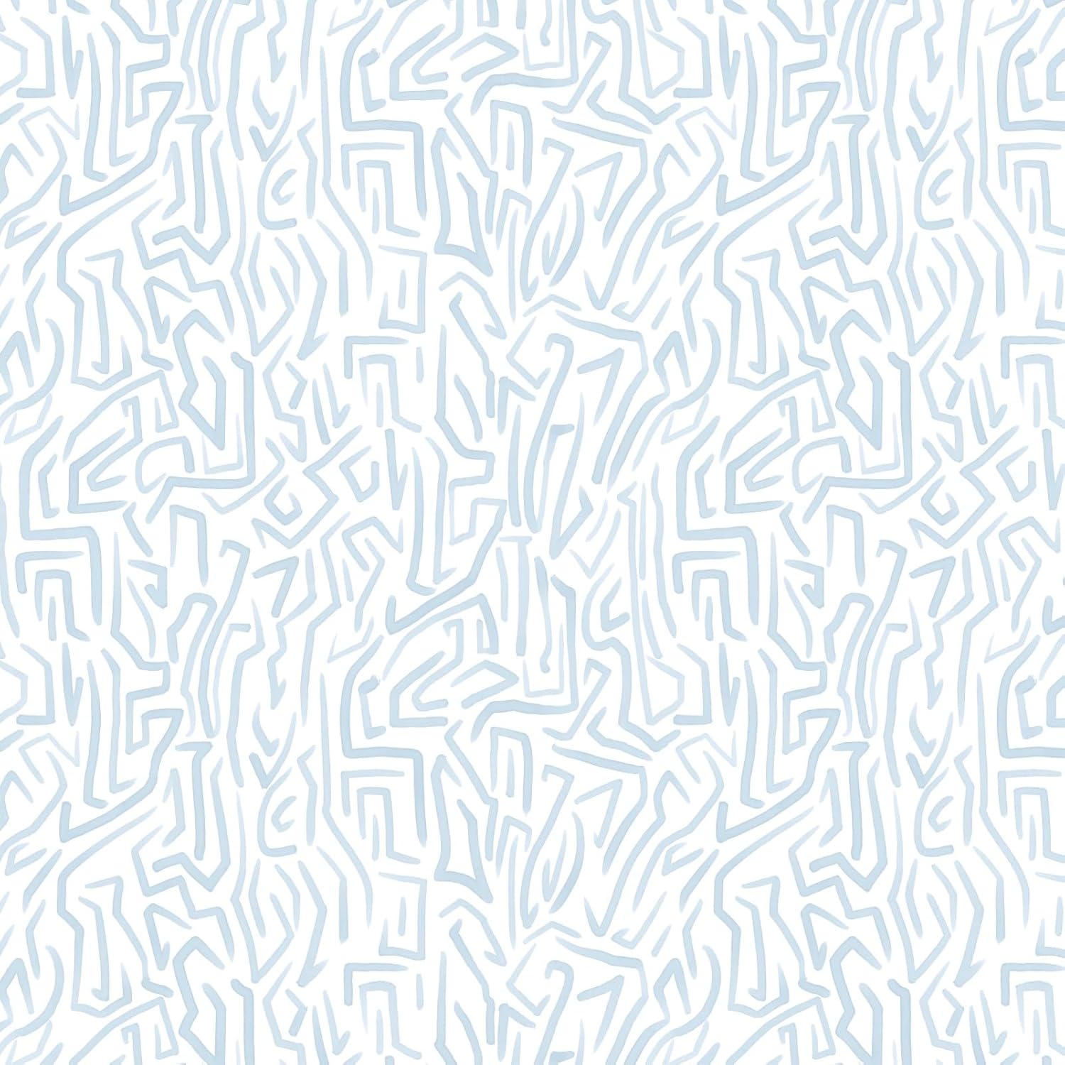 Modern Blue Striped Wallpaper Peel and Stick for Home Decor