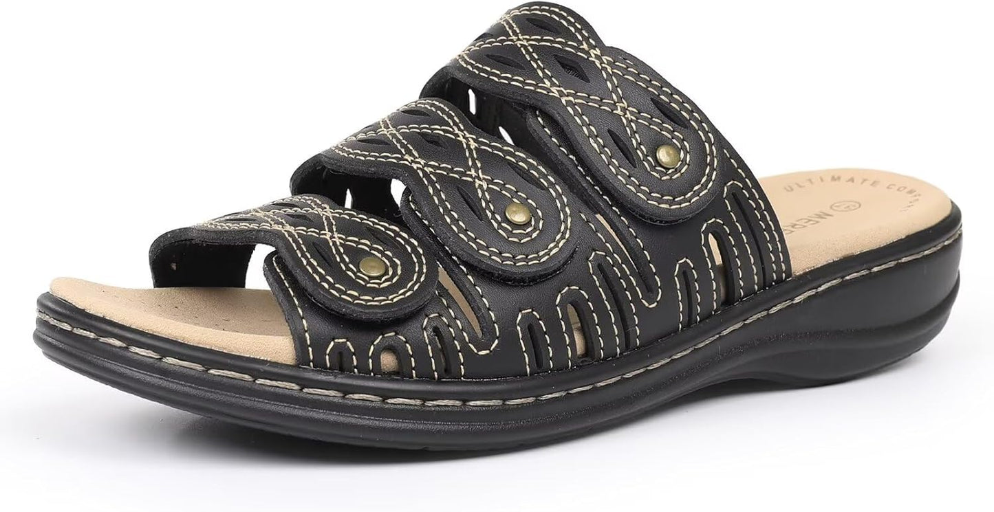 CIOR Women's Classic Leather Sandals: Comfort & Style
