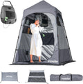 Large Camping Shower Tent with Floor Drain - Quick Set Up Privacy