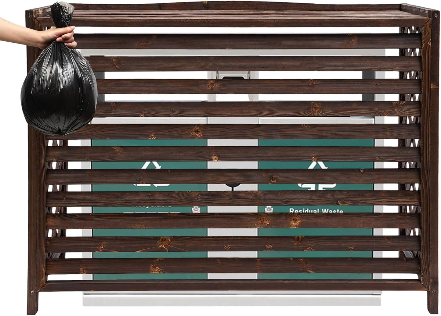 Hide AC & Trash with Privacy Panels