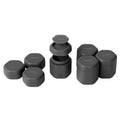 Daily Routine Capsule Set Charcoal - Magnetic Travel Containers