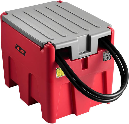 VEVOR Portable Diesel Tank with 58 Gallon Capacity and 10 GPM Flow