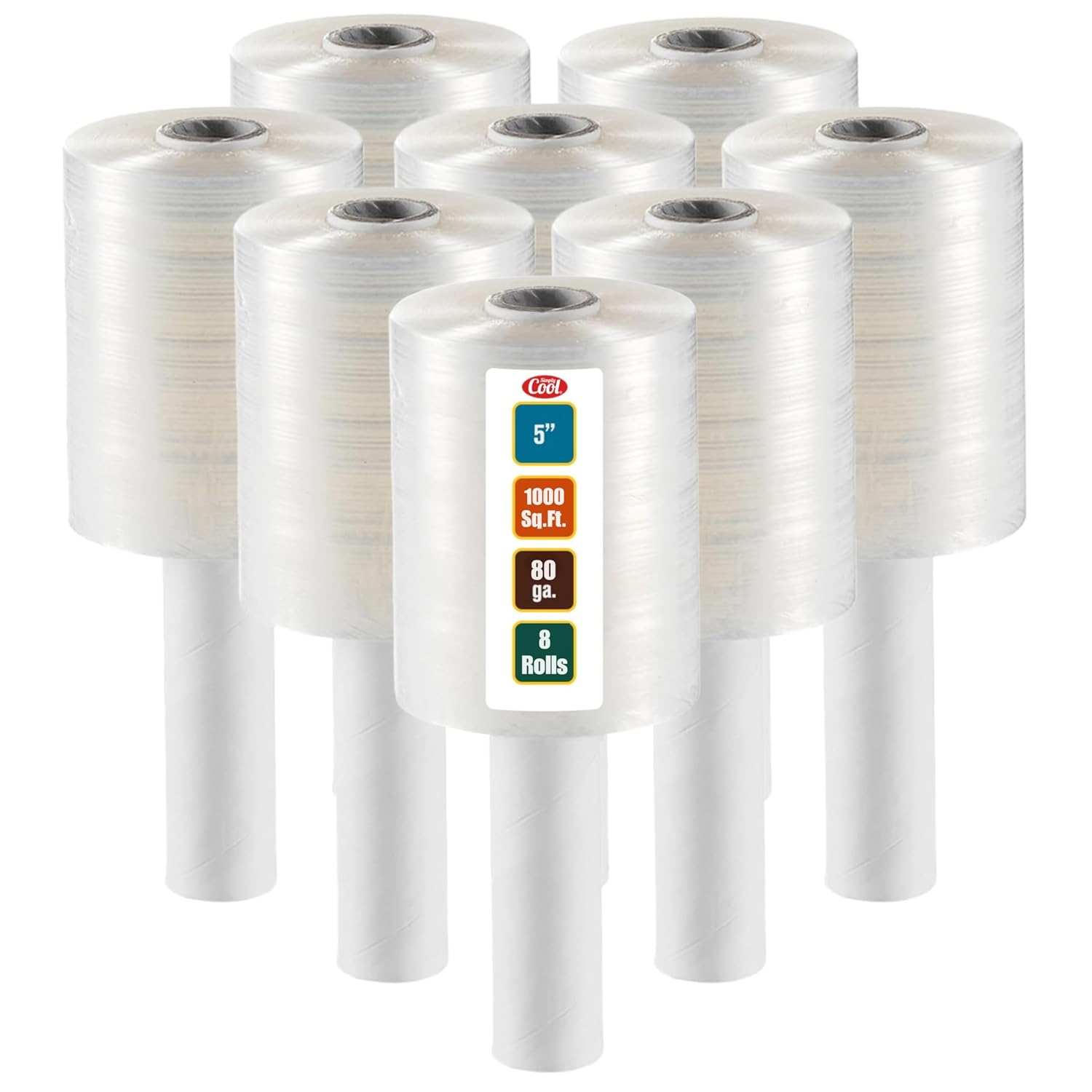 Industrial Strength Mini Hand Stretch Wrap 5in 1000 Ft Roll