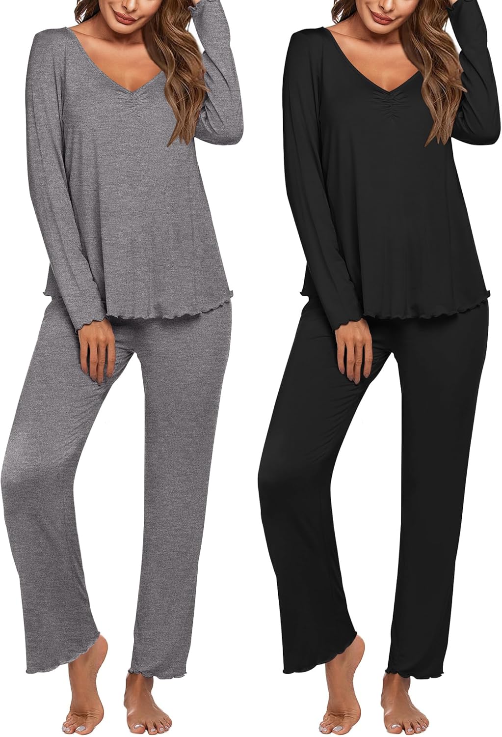 Ekouaer Womens 2 Pack Pajama Set for Ultimate Comfort and Style
