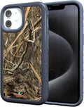 Mossy Oak Shadow Grass Dual-Layer Case for iPhone 13 Mini - Slate Blue