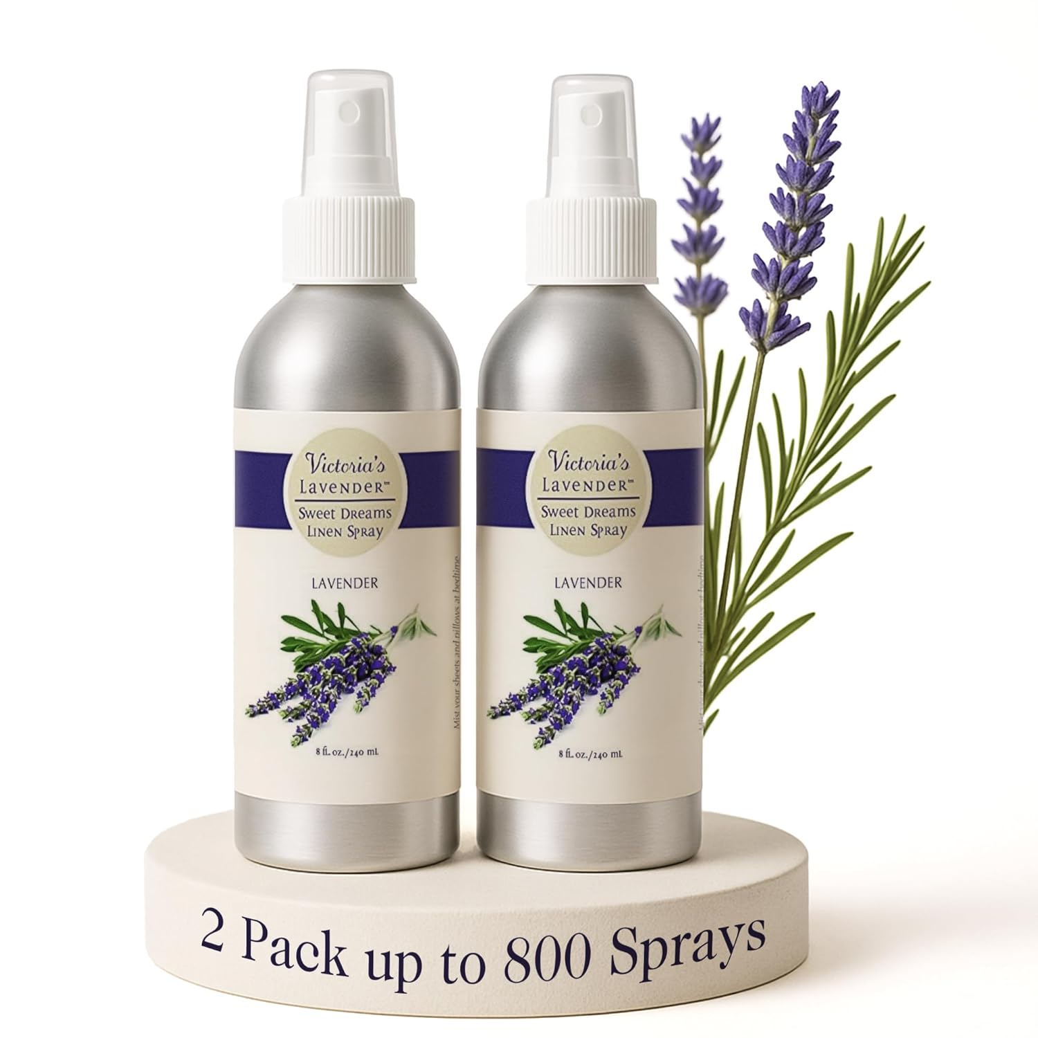 Victoria's Lavender Pillow and Linen Spray for Relaxation