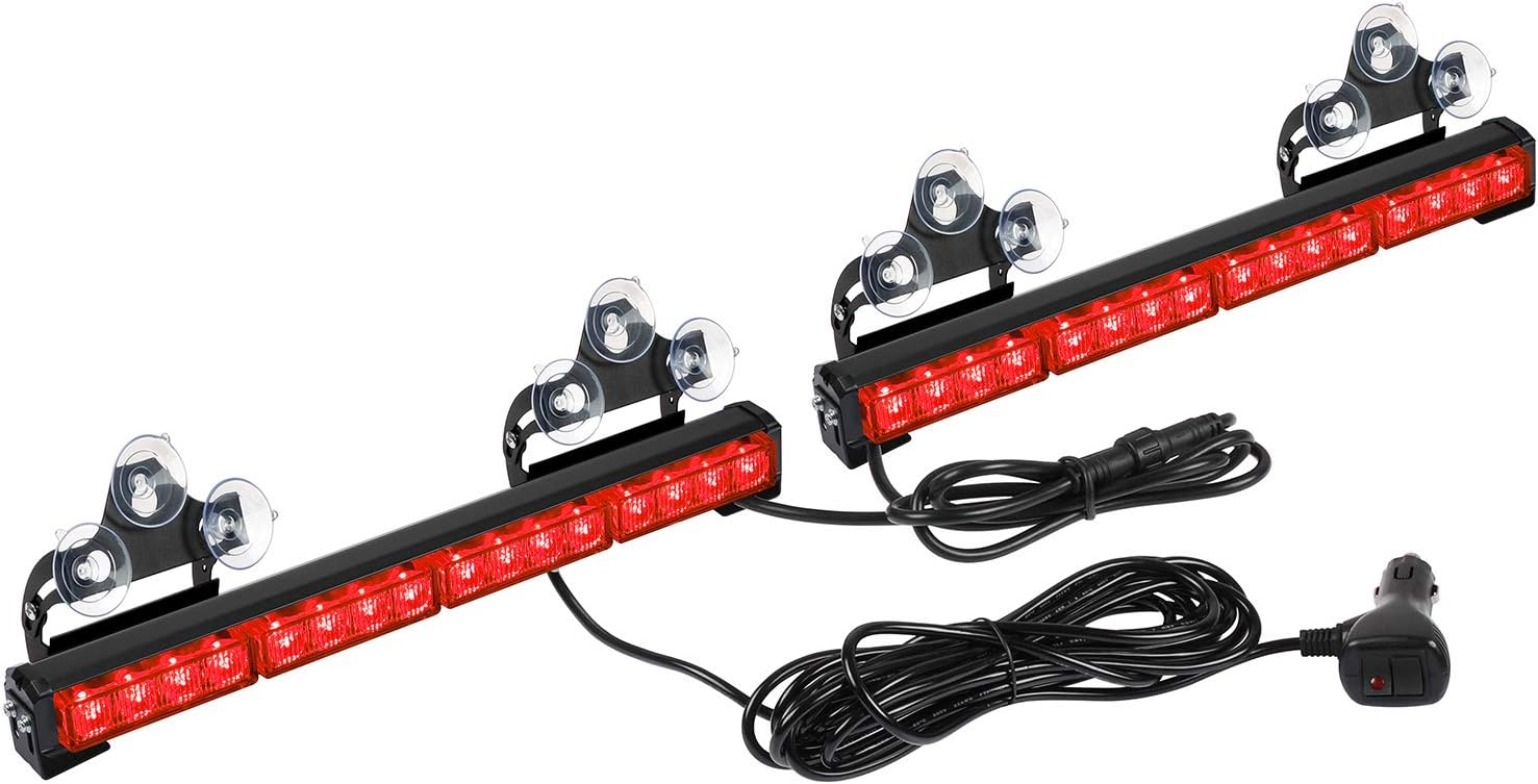 ASPL 2x16.8 inch Emergency Flashing LED Traffic Advisor