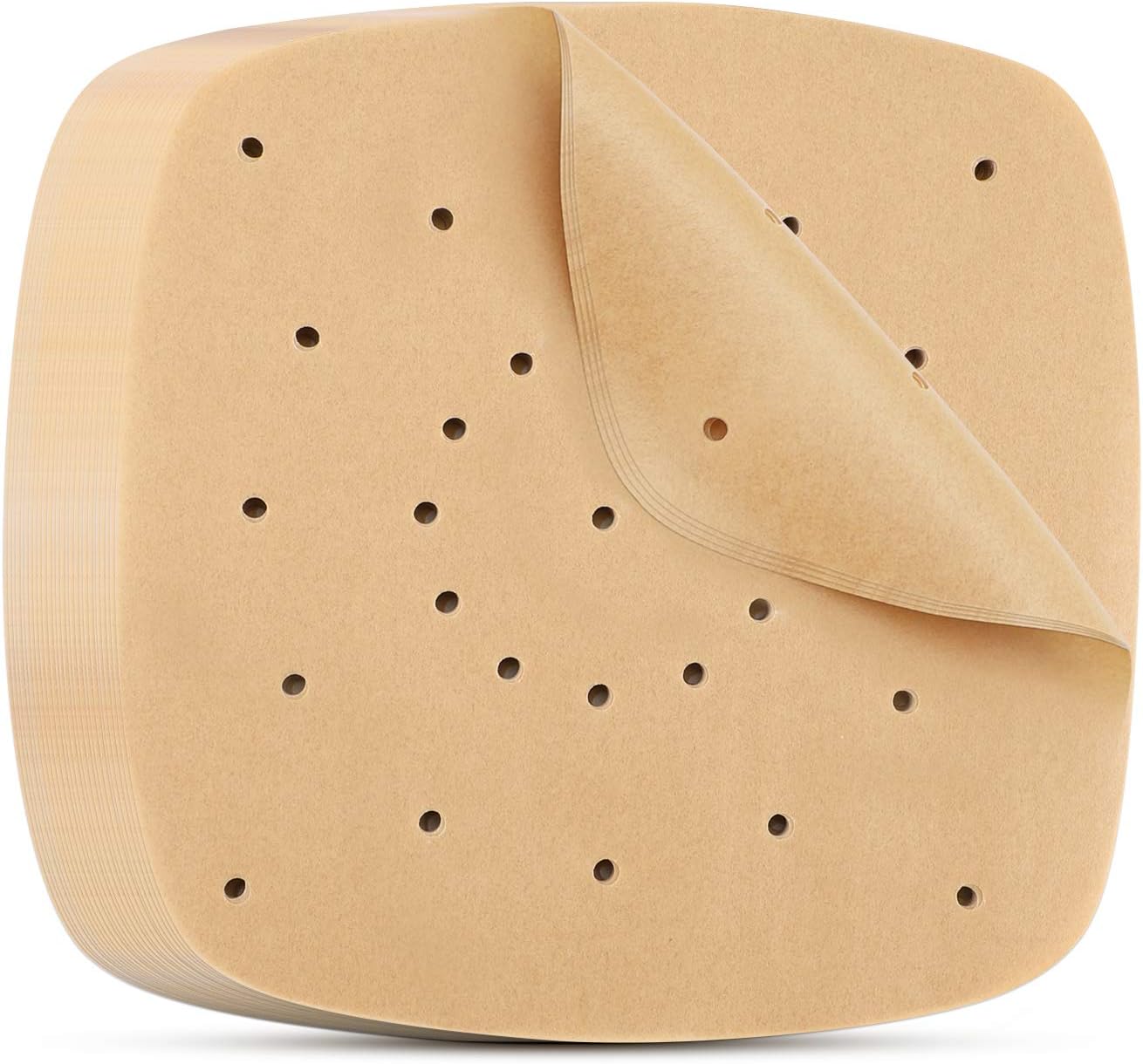 Beasea 7 Inch Air Fryer Perforated Parchment Paper - 200pcs