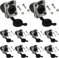RJ45 Panel Mount Waterproof Coupler - Industrial Feed-Through