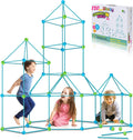 Kids Fort Building Kit 120 Pieces Construction STEM Toys - Creative