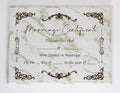 Handcrafted Marriage Certificate Plaque 9x12 in Display - Elegant