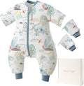 Toddler Sleep Sack with Feet 2.5 TOG Removable Long Sleeve - Cozy