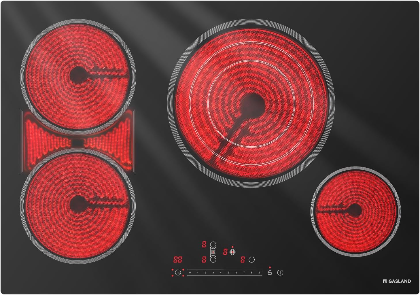GASLAND 30 Inch Electric Cooktop with 4 Burners for Efficient Cooking