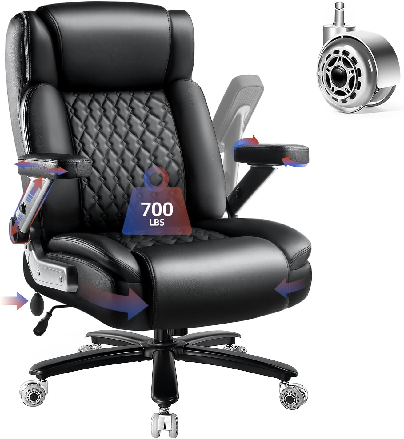 OFIKA 700LBS Large Heavy Duty Office Chair for Big and Tall