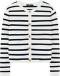 LILLUSORY Women Cardigan Sweaters Cropped Jackets - Versatile Fall