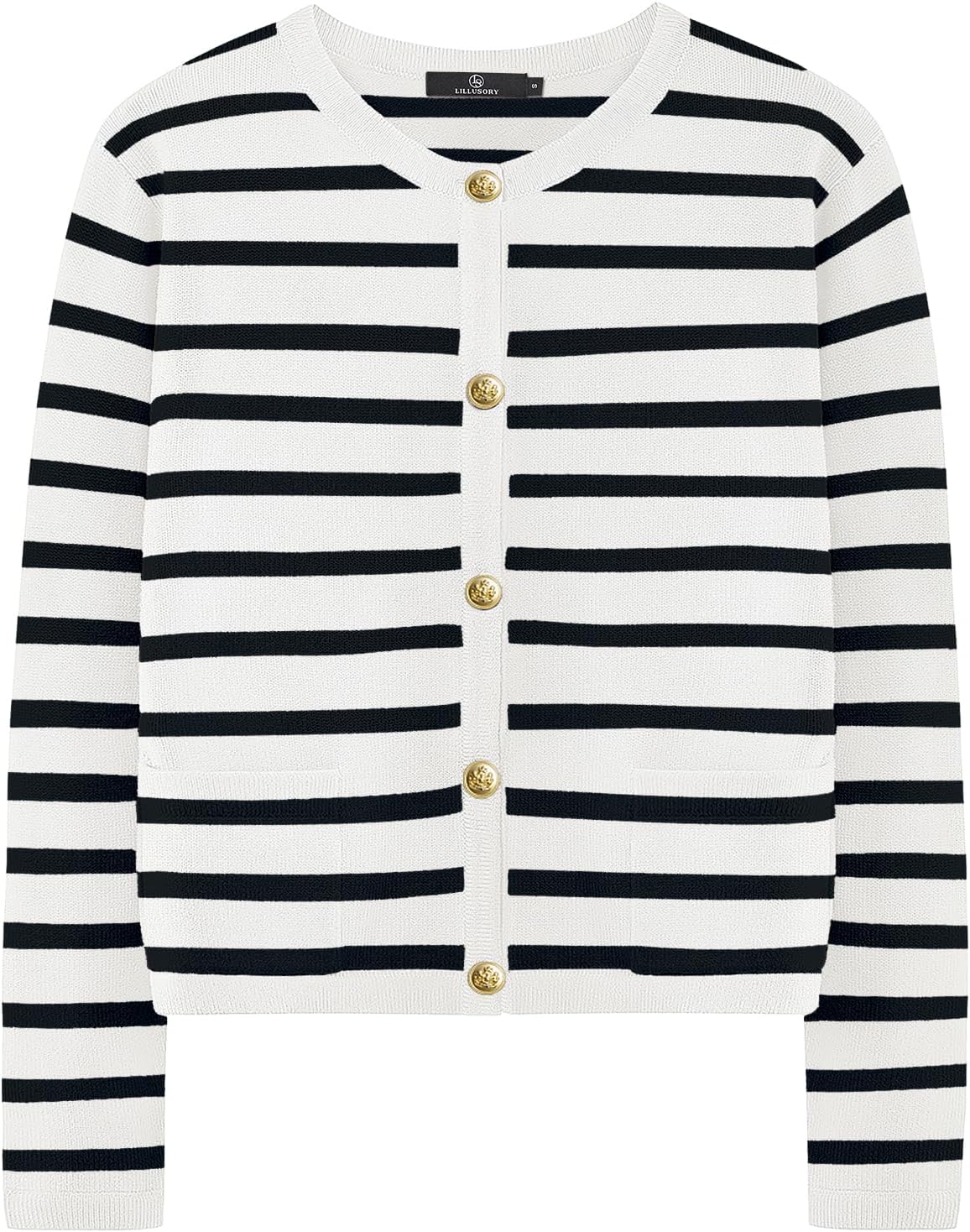 Trendy Cropped Cardigan Sweater for Women - LILLUSORY Style