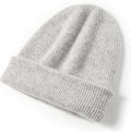 100% Pure Cashmere Double-Layered Beanie Hat for Women & Men - Warm
