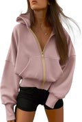 Zip Up Hoodie Women Long Sleeve Fleece Y2K Jacket - Warm Fit