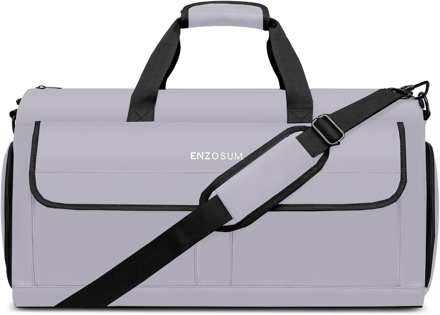Travel Garment Bag for Men with Shoes Compartment & Strap