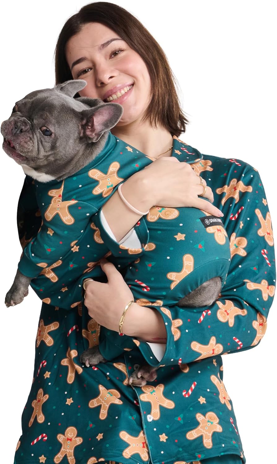 Spark Paws Christmas Matching Pajama Top for Dogs and Owners