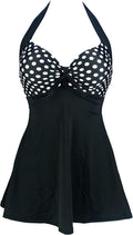 Vintage Sailor Pin Up Skirted One Piece Swimsuit - Flattering Fit