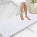 Smiry Bathroom Rugs Mat 47x20 - Extra Soft Absorbent Chenille