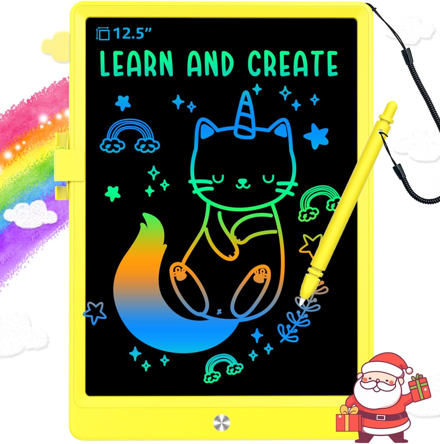 LCD Writing Tablet Doodle Board for Kids - 12.5 inch Fun
